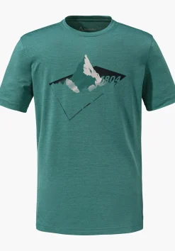 MEN SCHÖFFEL <Environmentally friendly t shirt for hiking grün