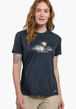 WOMEN SCHÖFFEL <Environmentally friendly t shirt for hiking weiß
