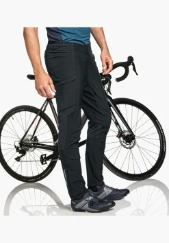 MEN SCHÖFFEL Bike|Pants Long<Ergonomically cut gravel pants black