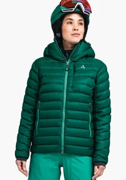 WOMEN SCHÖFFEL Ski Tour|Mountaineering|Down- / Thermojacket<Extremely lightweight and warming down jacket red