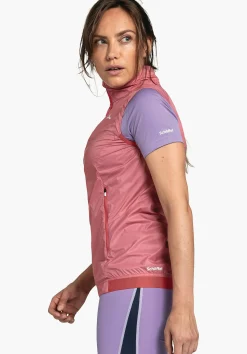 WOMEN SCHÖFFEL Trek & Hike<Extremely lightweight windproof gilet pink