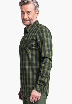 MEN SCHÖFFEL Trek & Hike<Fast drying and lightweight shirt red