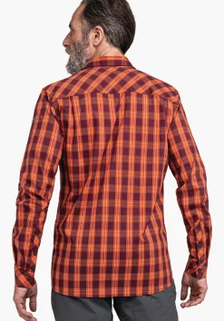 MEN SCHÖFFEL Trek & Hike<Fast drying and lightweight shirt red