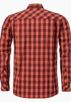 MEN SCHÖFFEL Trek & Hike<Fast drying and lightweight shirt red