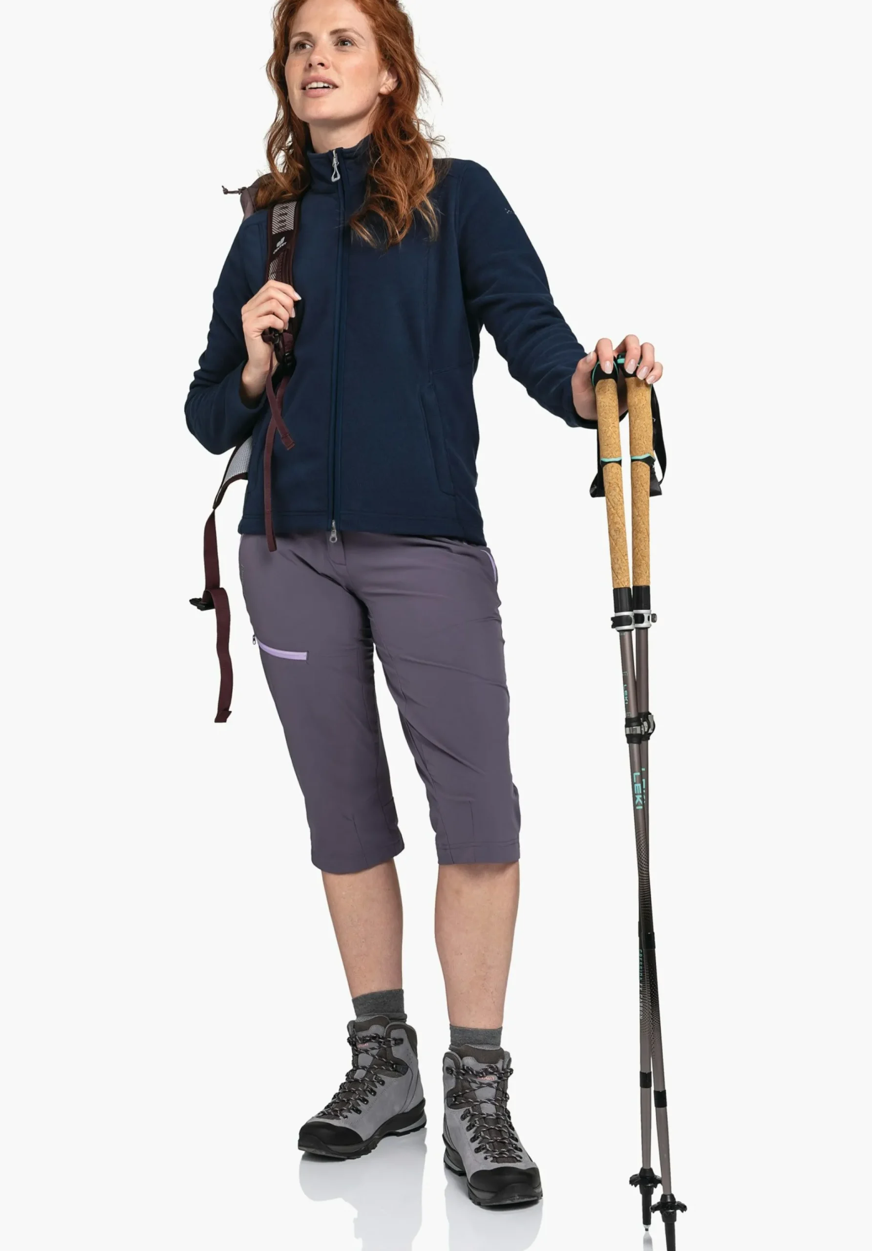 WOMEN SCHÖFFEL Trek & Hike<Fleece jacket with high wearing comfort white