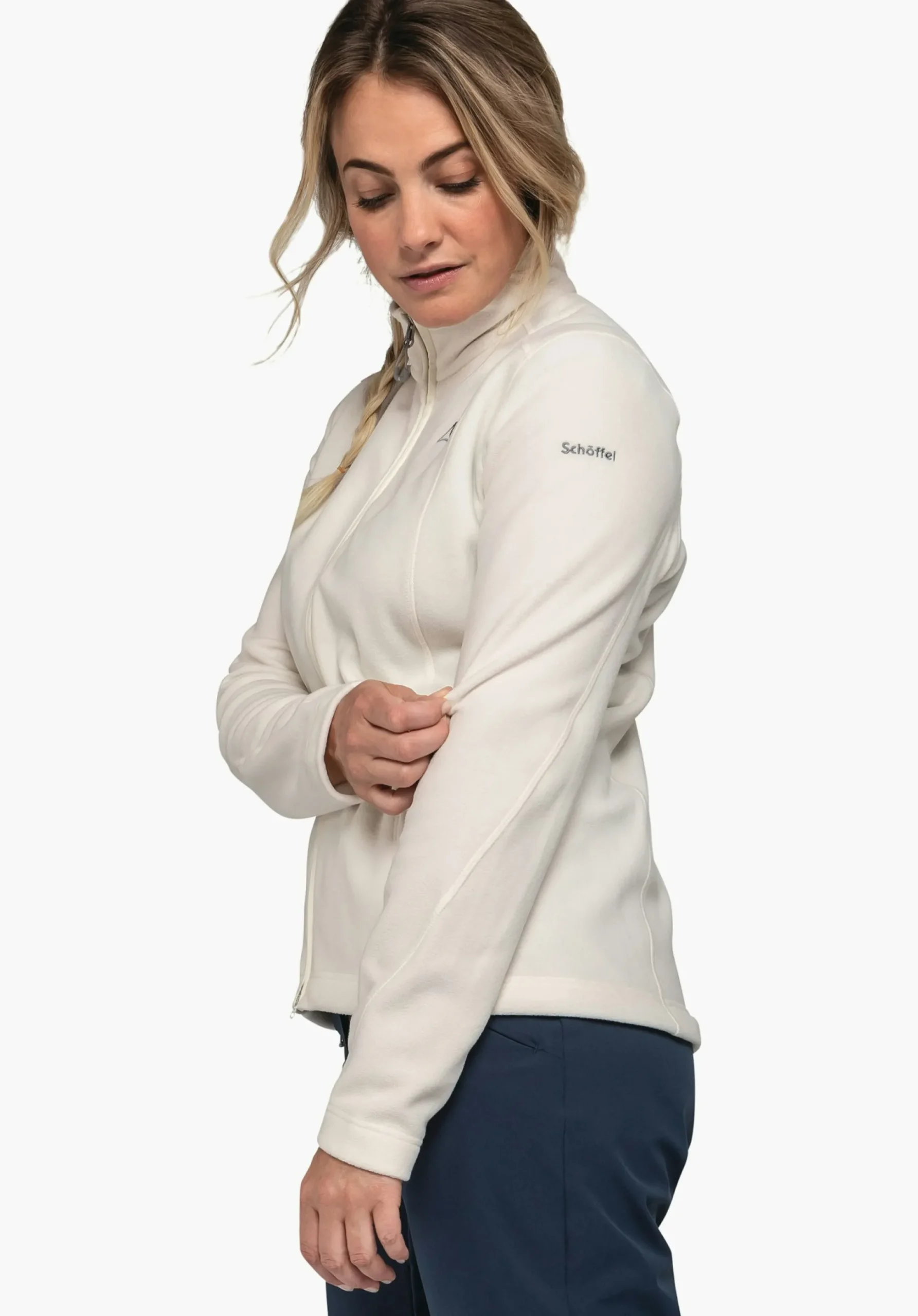 WOMEN SCHÖFFEL Trek & Hike<Fleece jacket with high wearing comfort white