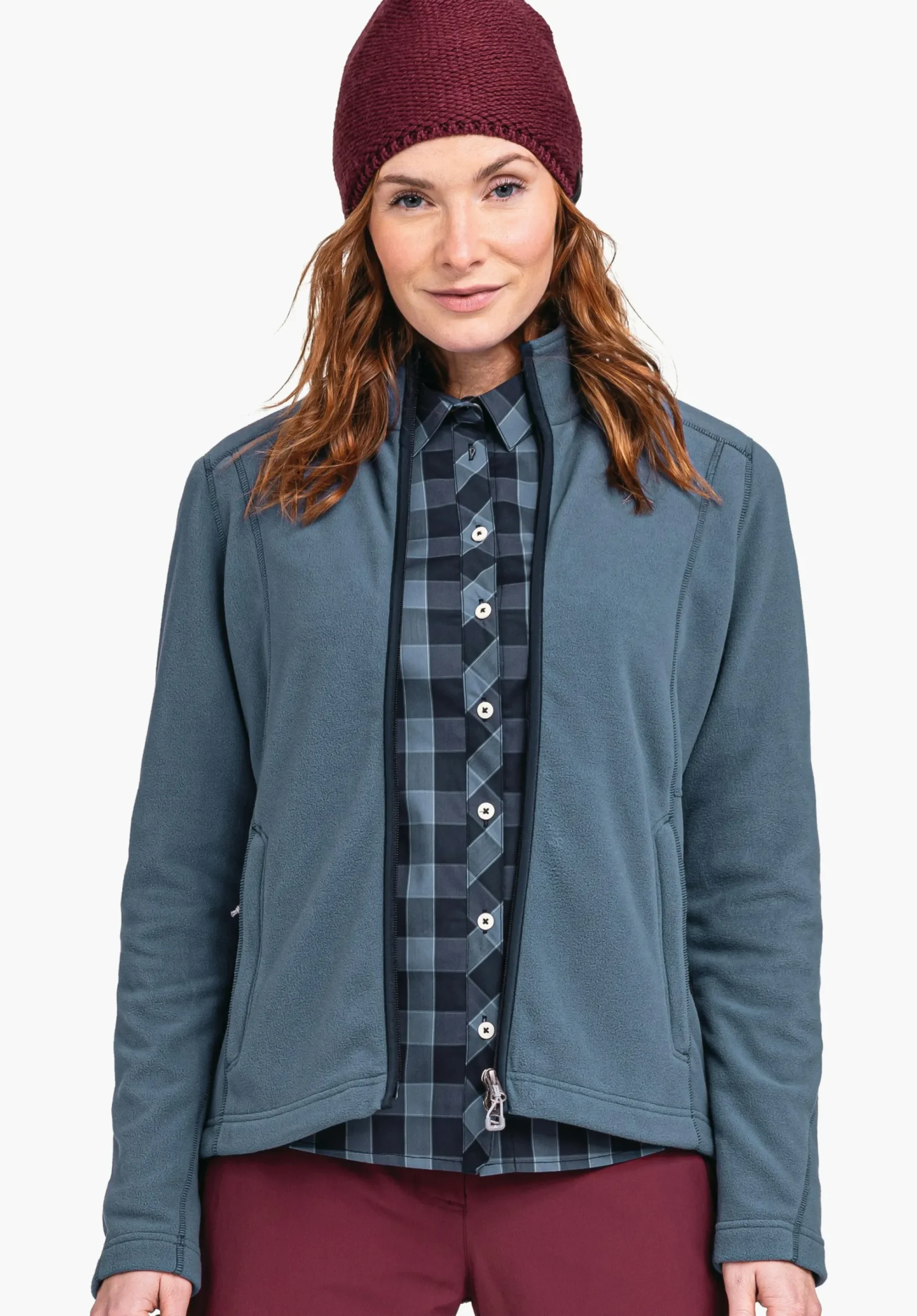 WOMEN SCHÖFFEL Trek & Hike<Fleece jacket with high wearing comfort white