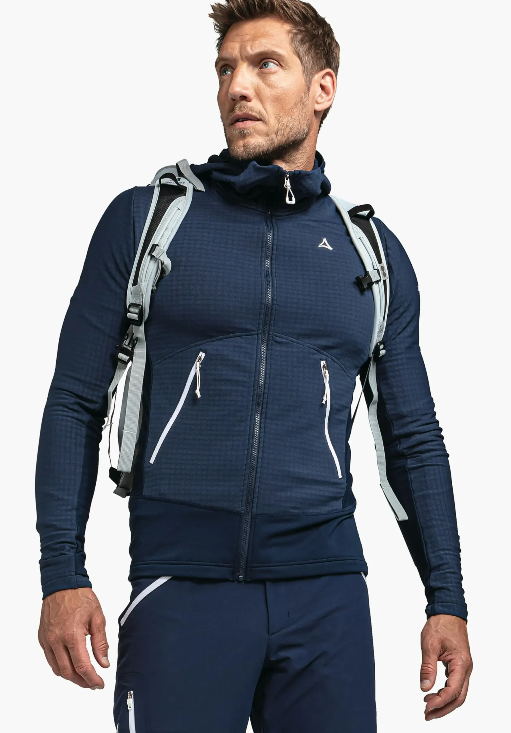 MEN SCHÖFFEL Mountaineering<Functional fleece with 2-way stretch orange