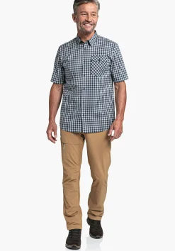 MEN SCHÖFFEL <Functional shirt with freedom of movement grey