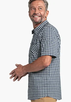 MEN SCHÖFFEL <Functional shirt with freedom of movement grey