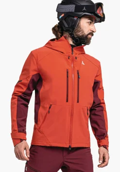MEN SCHÖFFEL Ski Tour|Mountaineering|Outdoor Jackets<Functional softshell ski touring jacket orange