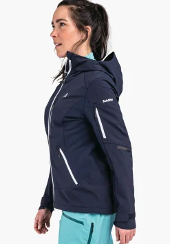 WOMEN SCHÖFFEL Ski Tour|Outdoor Jackets|Mountaineering<Functional softshell ski touring jacket red