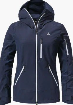 WOMEN SCHÖFFEL Ski Tour|Outdoor Jackets|Mountaineering<Functional softshell ski touring jacket red