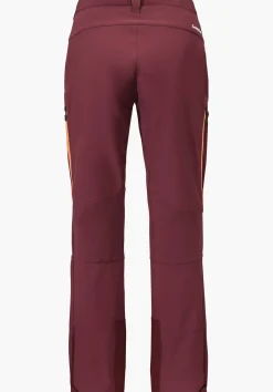 WOMEN SCHÖFFEL Ski Tour|Mountaineering|Pants Long<Functional softshell ski touring pants red