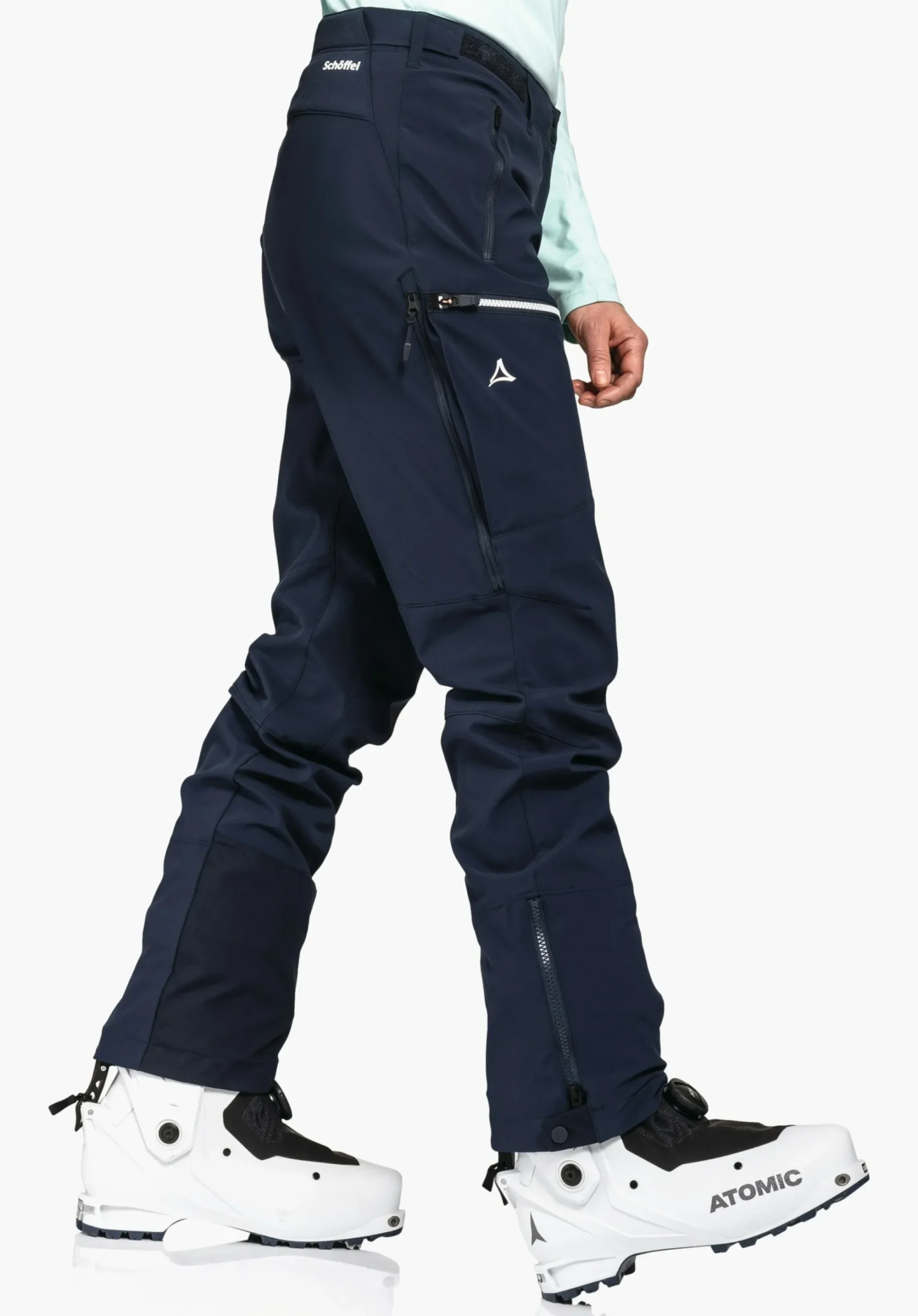 WOMEN SCHÖFFEL Ski Tour|Mountaineering|Pants Long<Functional softshell ski touring pants red