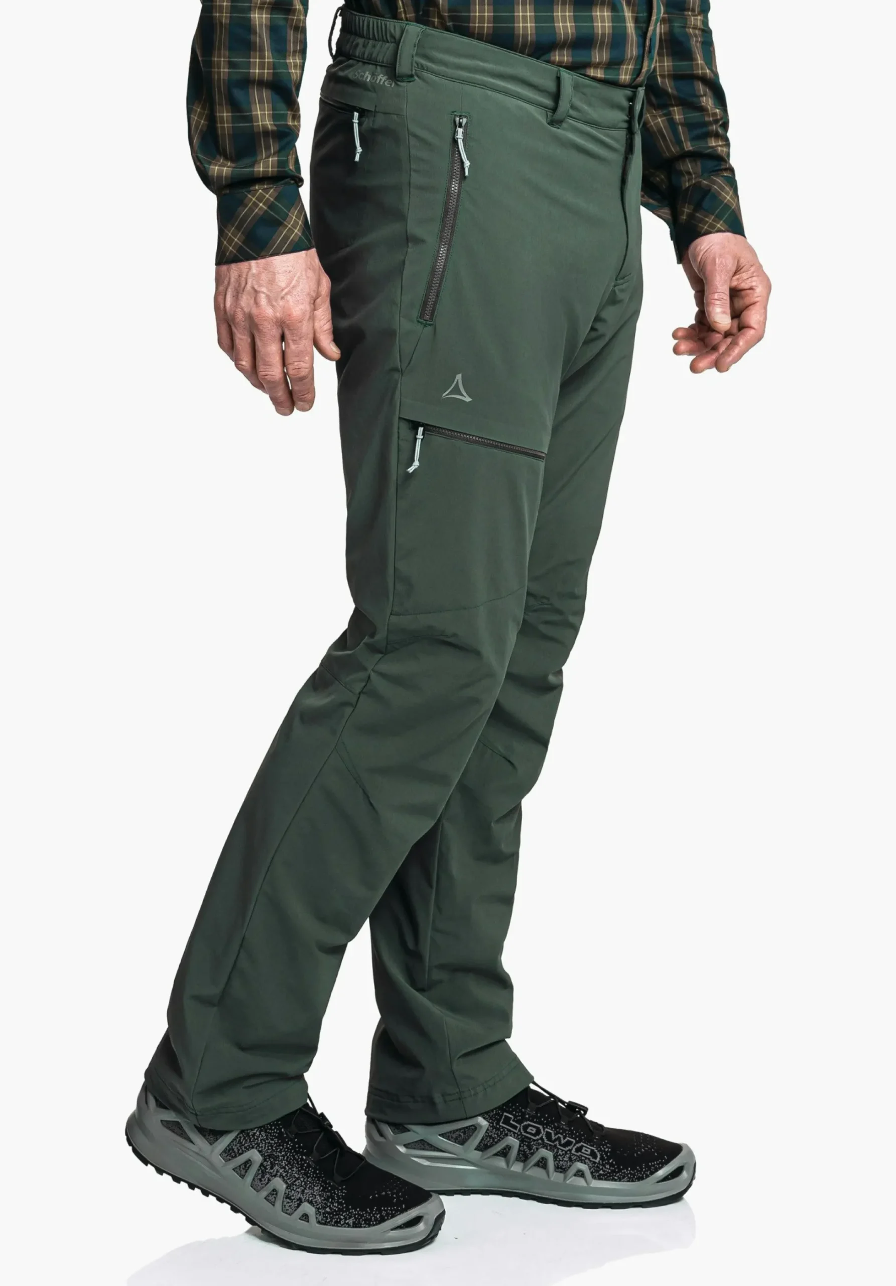 MEN SCHÖFFEL Trek & Hike|Pants Long<Functional, warming hiking pants green