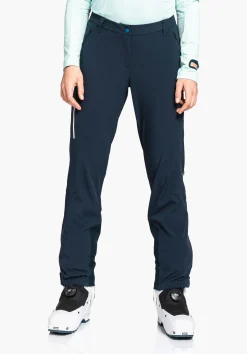 WOMEN SCHÖFFEL Ski Tour|Mountaineering|Pants Long<GORE-TEX® softshell ski touring pants red