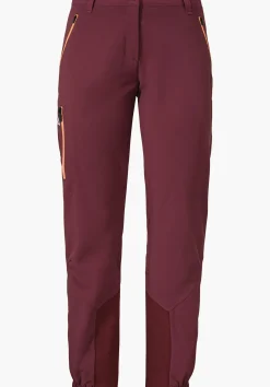 WOMEN SCHÖFFEL Ski Tour|Mountaineering|Pants Long<GORE-TEX® softshell ski touring pants red