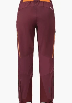 WOMEN SCHÖFFEL Ski Tour|Mountaineering|Pants Long<GORE-TEX® softshell ski touring pants red