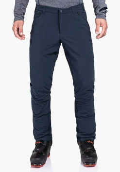 MEN SCHÖFFEL Ski Tour|Mountaineering|Pants Long<GORE-TEX® softshell ski touring pants blue