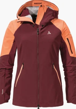 WOMEN SCHÖFFEL Ski Tour|Mountaineering|Outdoor Jackets<GORE-TEX® softshell ski touring jacket red