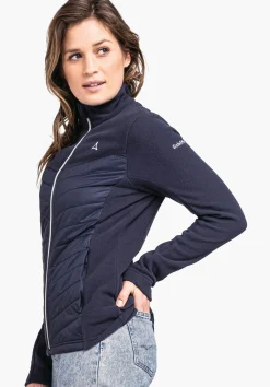 WOMEN SCHÖFFEL Skiing<High quality and warm fleece jacket beige