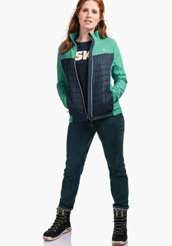 WOMEN SCHÖFFEL Skiing<High quality and warm fleece jacket beige