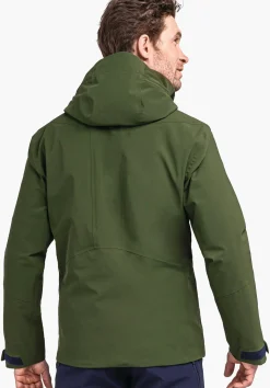MEN SCHÖFFEL Skiing<High technical hardshell ski jacket green