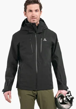 MEN SCHÖFFEL Skiing<High technical hardshell ski jacket green