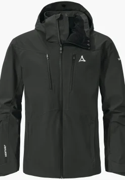 MEN SCHÖFFEL Skiing<High technical hardshell ski jacket green