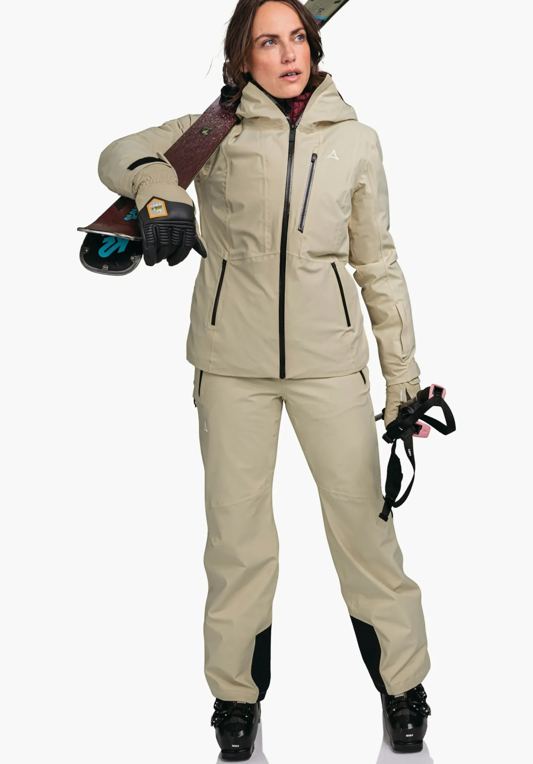 WOMEN SCHÖFFEL Skiing<High technical hardshell ski jacket red