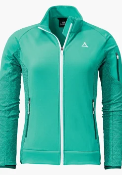 WOMEN SCHÖFFEL <Hiking fleece with practical details red