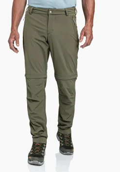 MEN SCHÖFFEL Trek & Hike|Pants Zip Off<Hiking pants zip-off to Bermudas beige