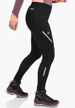 WOMEN SCHÖFFEL Trek & Hike|Pants Long<Hiking tight for optimal body climate red
