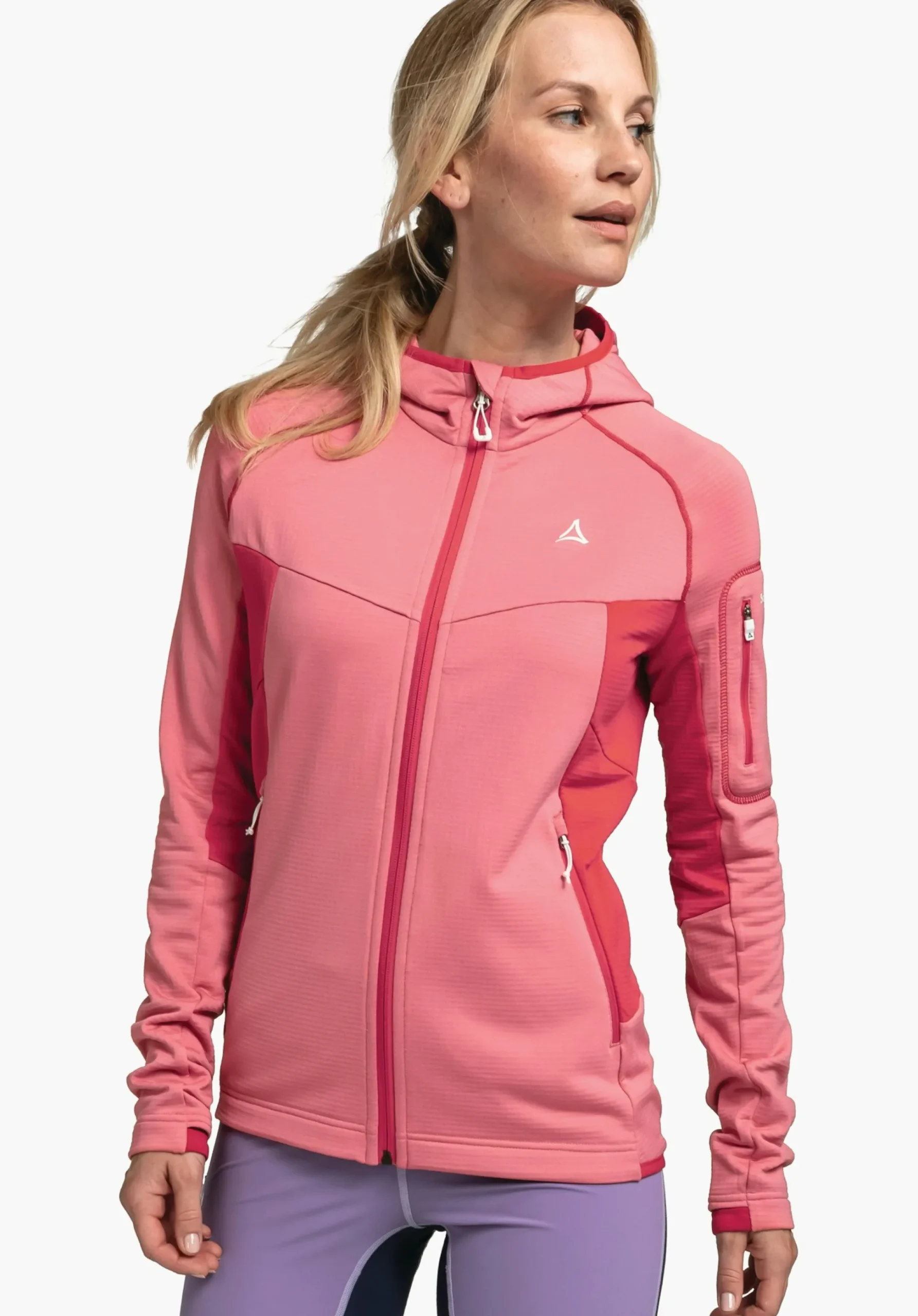 WOMEN SCHÖFFEL <Hoody with heat regulating technology pink