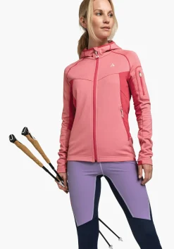 WOMEN SCHÖFFEL <Hoody with heat regulating technology pink
