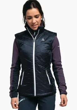 WOMEN SCHÖFFEL Trek & Hike<Hybrid gilet with sustainable padding green