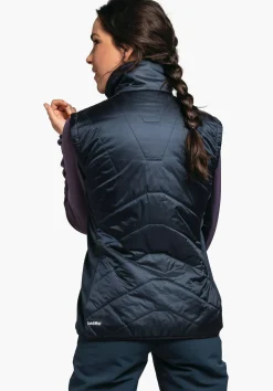 WOMEN SCHÖFFEL Trek & Hike<Hybrid gilet with sustainable padding green