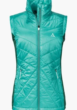 WOMEN SCHÖFFEL Trek & Hike<Hybrid gilet with sustainable padding green