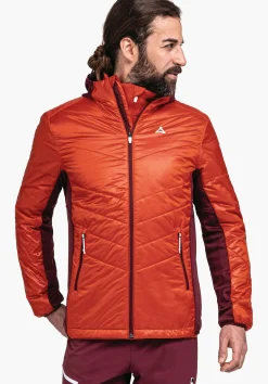 MEN SCHÖFFEL Trek & Hike|Outdoor Jackets<Hybrid jacket with sustainable padding orange