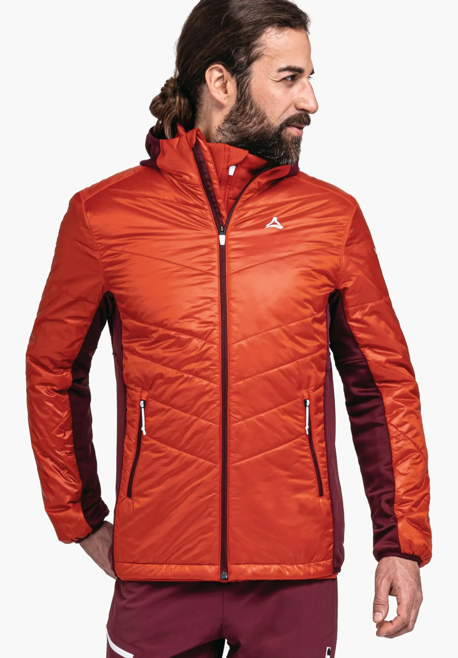 MEN SCHÖFFEL Trek & Hike|Outdoor Jackets<Hybrid jacket with sustainable padding orange