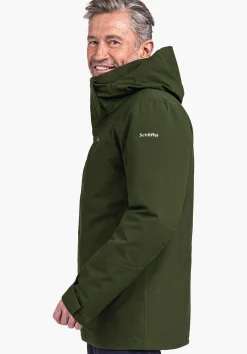 MEN SCHÖFFEL Trek & Hike|Double Jackets<3in1 hiking jacket with thermal inner red