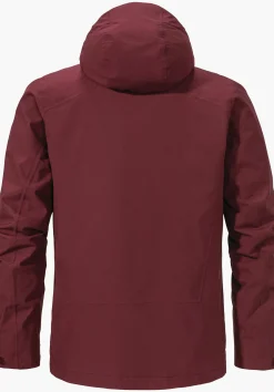MEN SCHÖFFEL Trek & Hike|Double Jackets<3in1 hiking jacket with thermal inner red