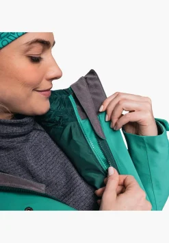 WOMEN SCHÖFFEL Trek & Hike|Double Jackets<3in1 hiking jacket with thermal inner red