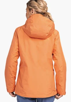 WOMEN SCHÖFFEL Trek & Hike|Double Jackets<3in1 hiking jacket with zip-out fleece red
