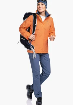 WOMEN SCHÖFFEL Trek & Hike|Double Jackets<3in1 hiking jacket with zip-out fleece red
