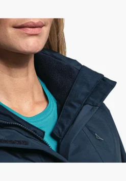 WOMEN SCHÖFFEL Trek & Hike|Double Jackets<3in1 hiking jacket with zip-out fleece red