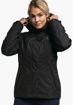 WOMEN SCHÖFFEL Double Jackets|Trek & Hike<3in1 hiking jacket with zip-out fleece red