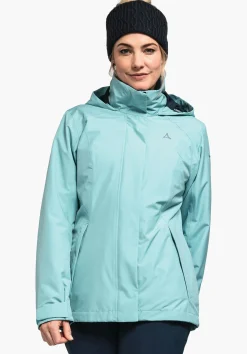 WOMEN SCHÖFFEL Trek & Hike|Double Jackets<3in1 hiking jacket with zip-out fleece red