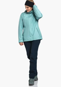 WOMEN SCHÖFFEL Trek & Hike|Double Jackets<3in1 hiking jacket with zip-out fleece red